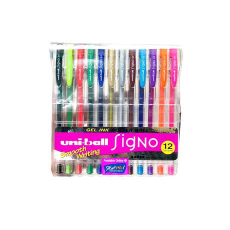Uni ball Signo Gel Pens Multicolor Set Smooth Writing Gel Ink - Retail Maharaj
