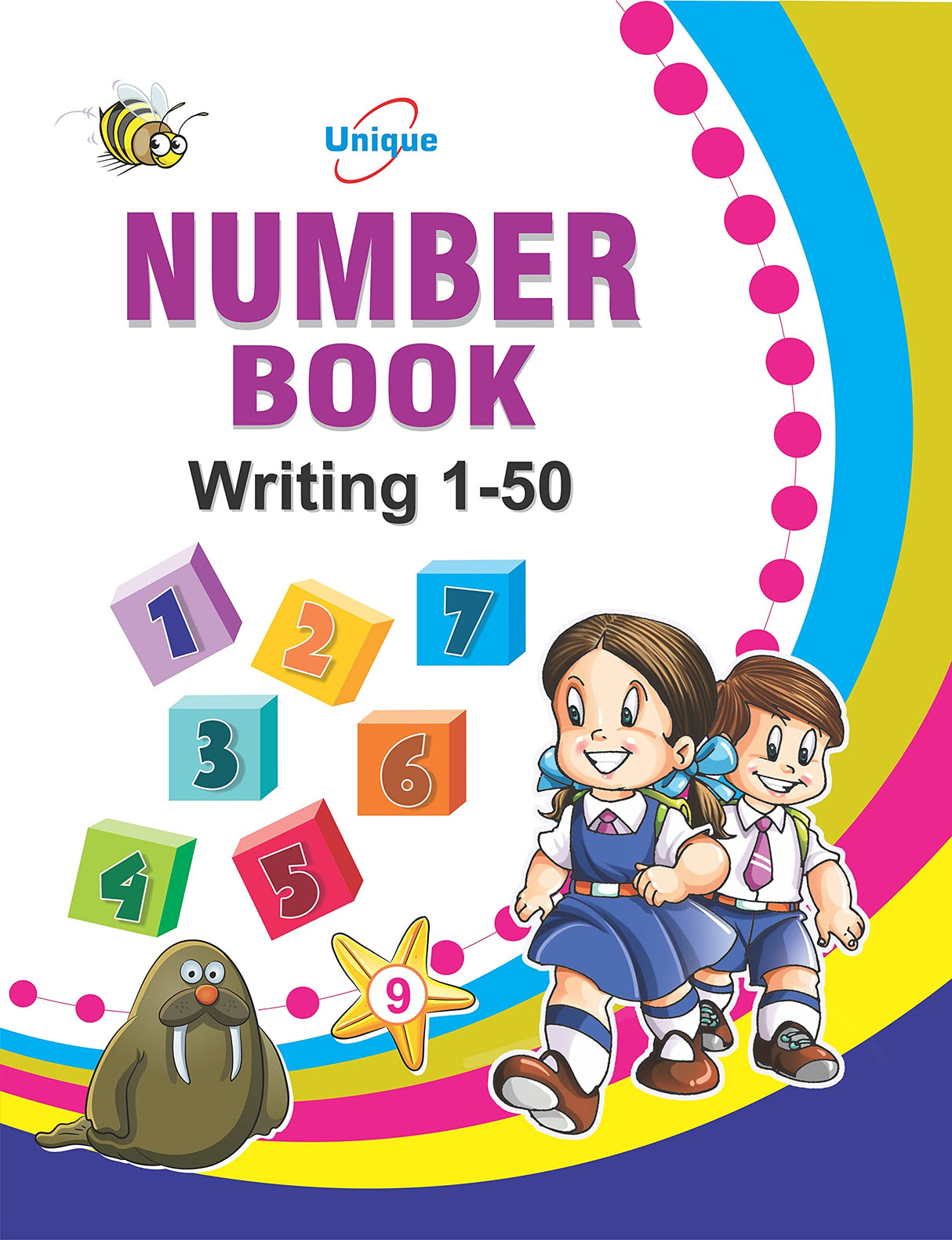 Unique Number Book (Writing 1 -50) - Retail Maharaj