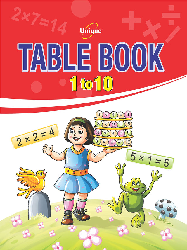Unique Table Book 1-10 - Retail Maharaj