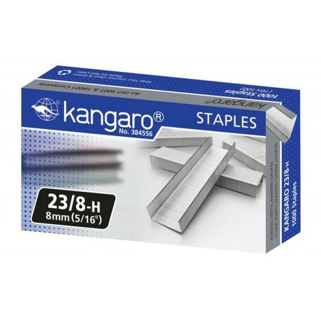 Kangaro 23 8 Stainless Steel Stapler Pins for Gun Tacker - Retail Maharaj