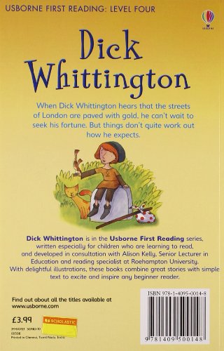 Dick Whittington - Level 4 (Usborne First Reading) [Paperback] Russell Punter - Retail Maharaj