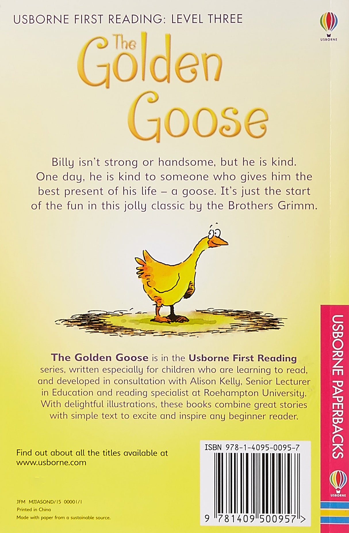 The Golden Goose (Usborne First Reading) [Paperback] Conrad Mason - Retail Maharaj