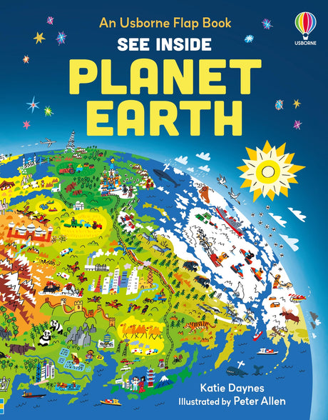 USBORNE FLAP BOOK: SEE INSIDE PLANET EARTH - Retail Maharaj