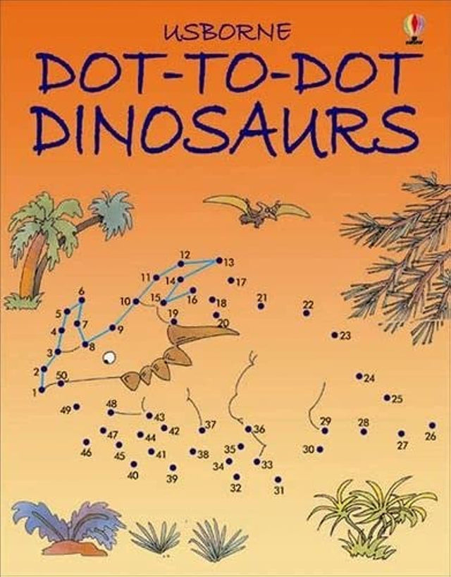 Dot-to-Dot Dinosaurs (Usborne Dot-To-Dot) - Retail Maharaj