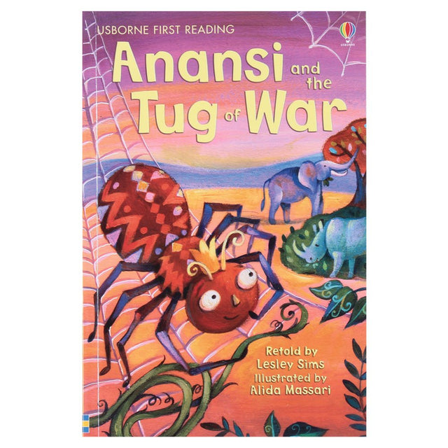 Anansi and the Tug of War - Level 1 (Usborne First Reading) [Paperback] Lesley Sims - Retail Maharaj