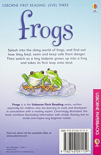 Frogs (First Reading Level 3) [Paperback] Sarah Courtauld - Retail Maharaj