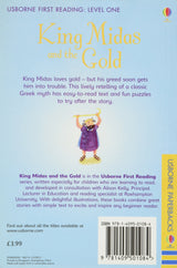 King Midas & The Gold - Level 1 (Usborne Young Reading) [Paperback] Alex Frith - Retail Maharaj