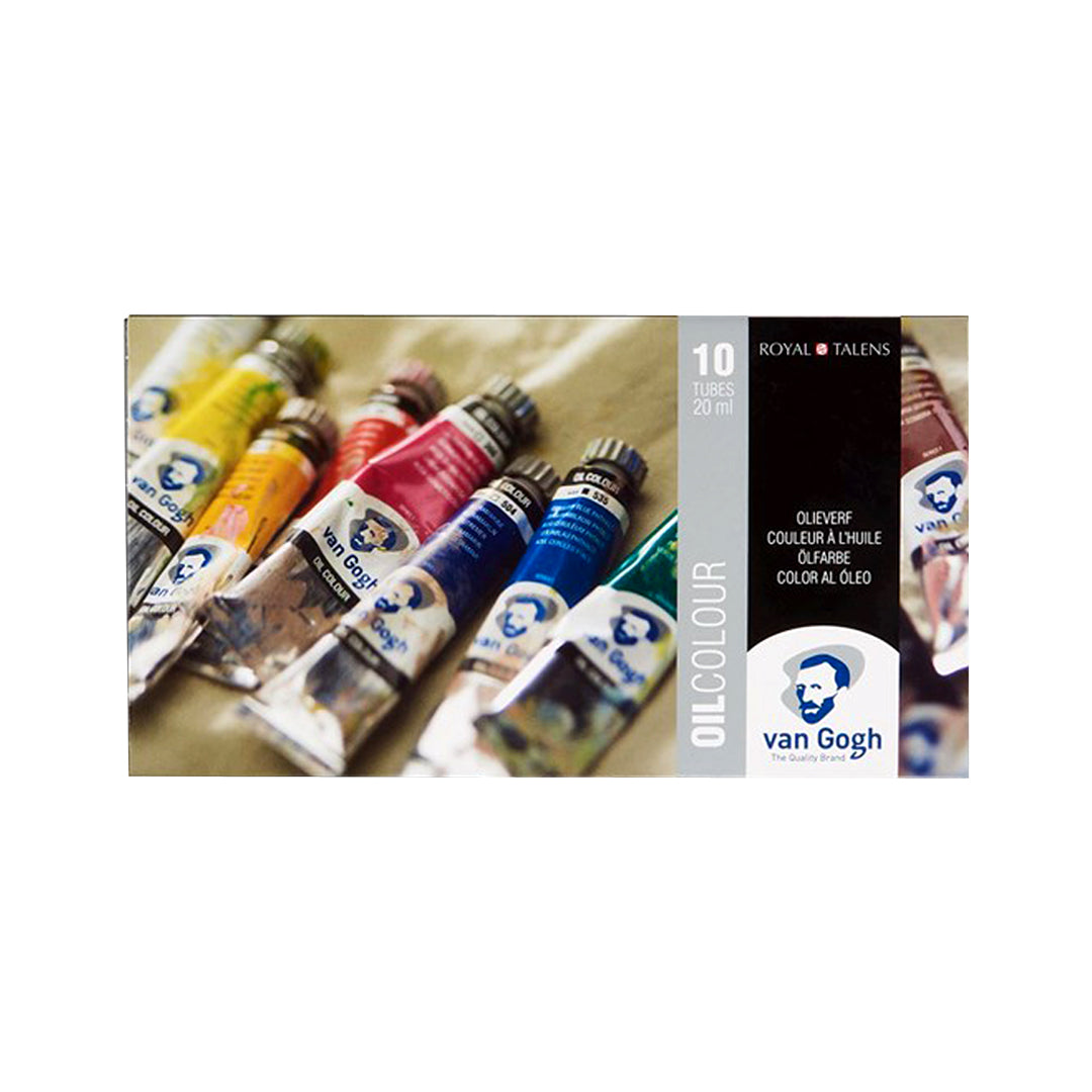 Royal Talens Van Gogh Oil Colour Paint Set of 10 Artist Tubes