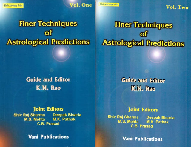 Finer Techniques of Astrological Predictions, 2 Vols. - Retail Maharaj