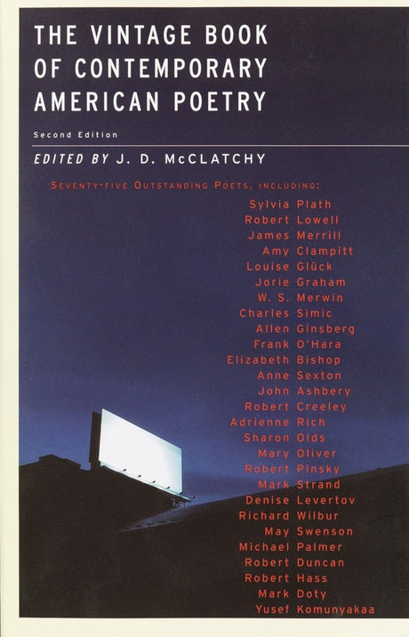 The Vintage Book of Contemporary American Poetry - Retail Maharaj