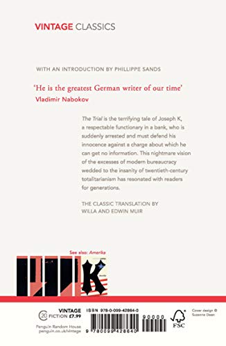 The Trial [Paperback] Kafka, Franz; Muir, Edwin and Muir, Willa - Retail Maharaj