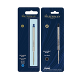 Waterman Ballpoint Pen Refill Fine Tip Blue and Black