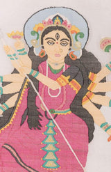 Kora Jamdani Wall Hanging – Durga