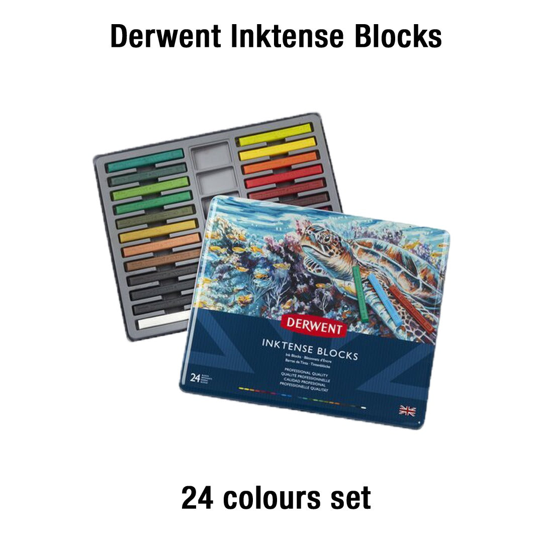 Derwent Inktense Blocks Used on Fabrics - Retail Maharaj