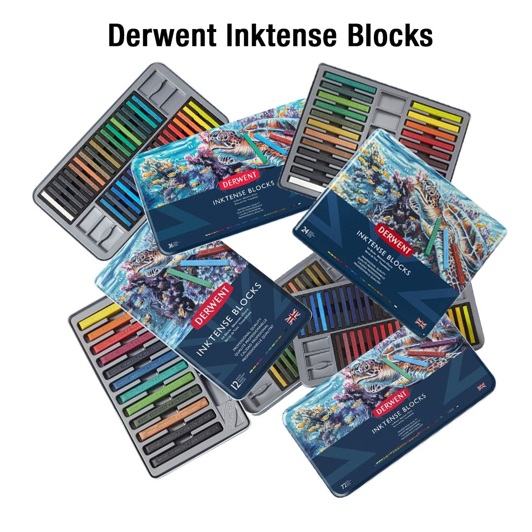 Derwent Inktense Blocks Used on Fabrics - Retail Maharaj