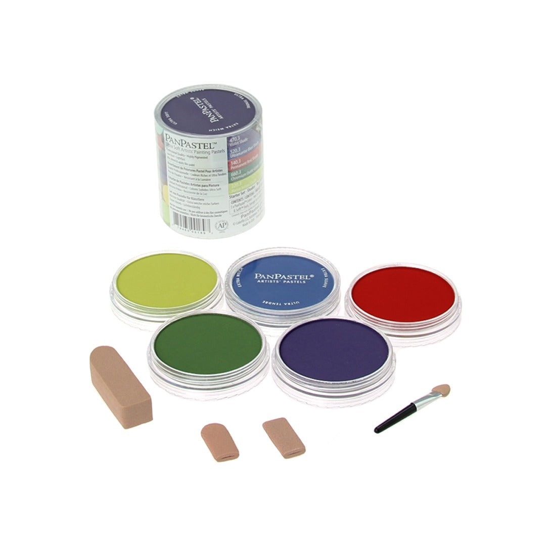 PanPastel Colours Set of 5 (Professional Artist Soft Pastels)