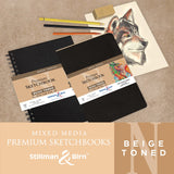 Stillman and Birn Nova Series Beige Sketchbook for Dry Media Ink and Light Wash