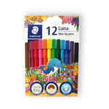 Staedtler Luna Fibre Tip Pens Fine Point Colouring Set for Kids and Art - Retail Maharaj