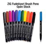 ZIG Fudebiyori Brush Pen – Individual Colours Open Stock