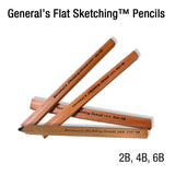 General’s Flat Sketching Pencils