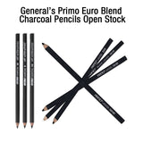 General’s Primo Euro Blend Charcoal Pencils – Open Stock
