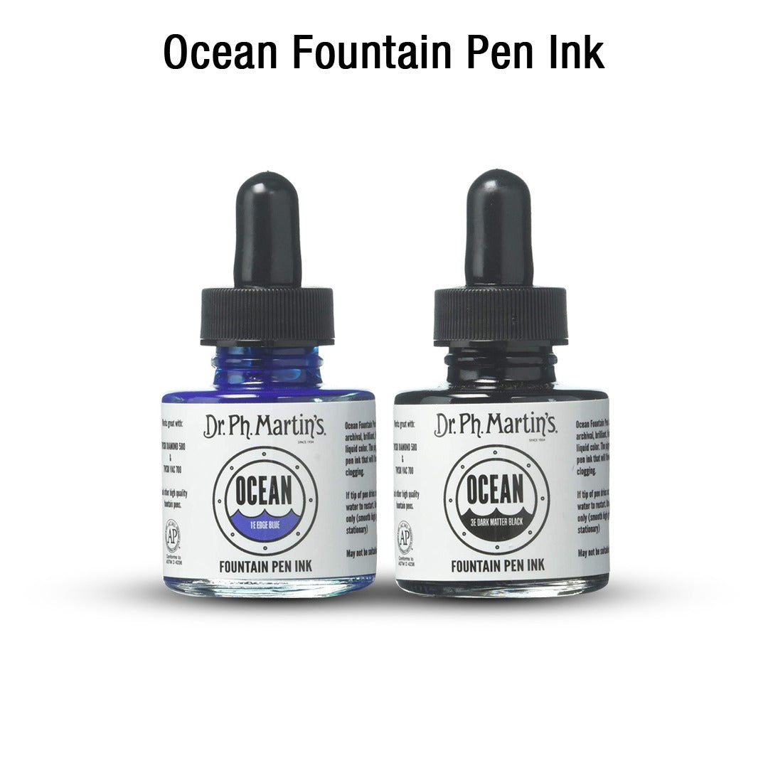 Dr. Ph. Martin's OCEAN Fountain Pen Ink, 1.0 OZ