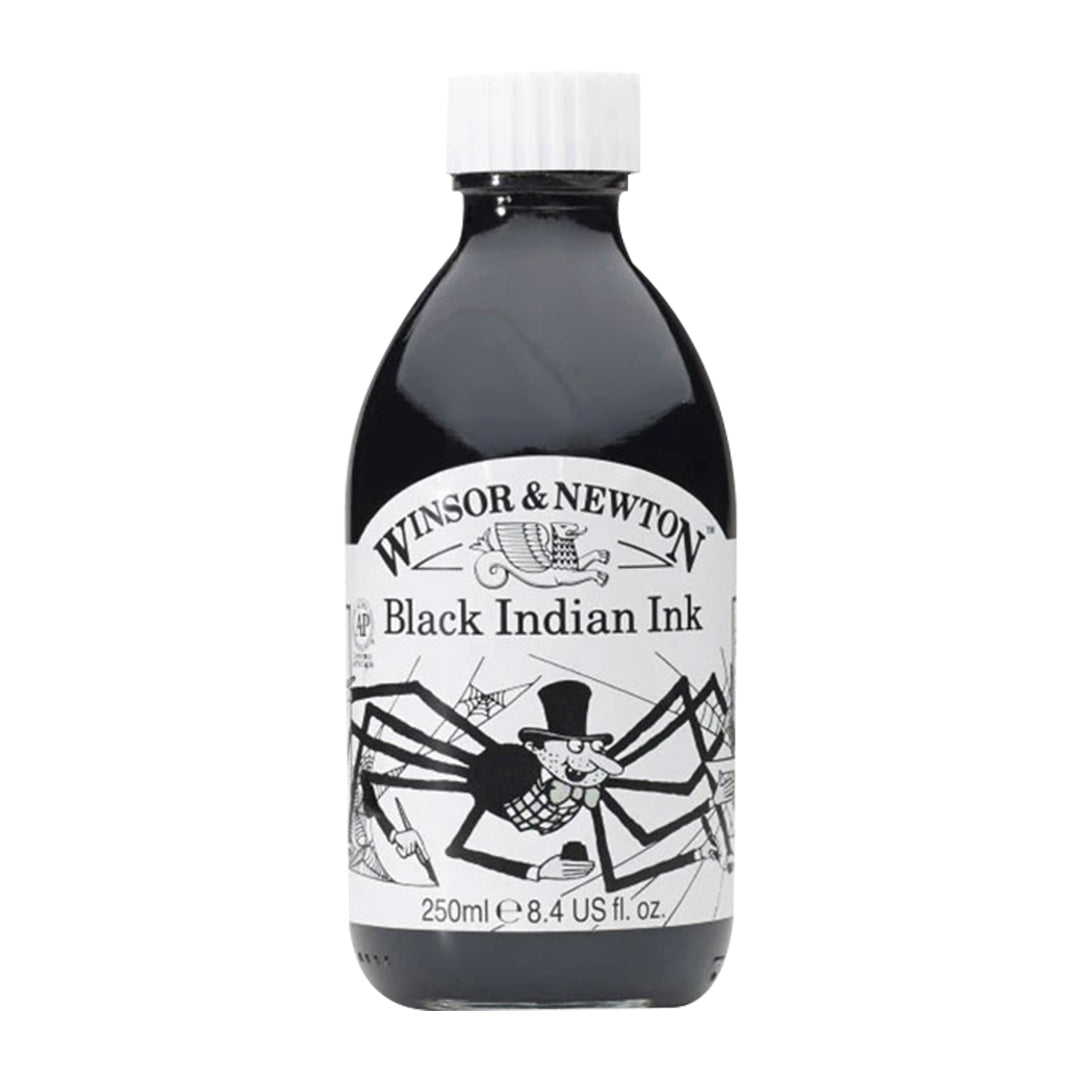 Winsor & Newton Black Indian Ink 30ml & 250ml