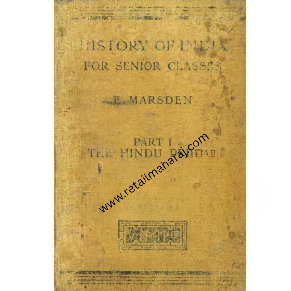History of India for Senior Classes Part 1 The Hindu Period