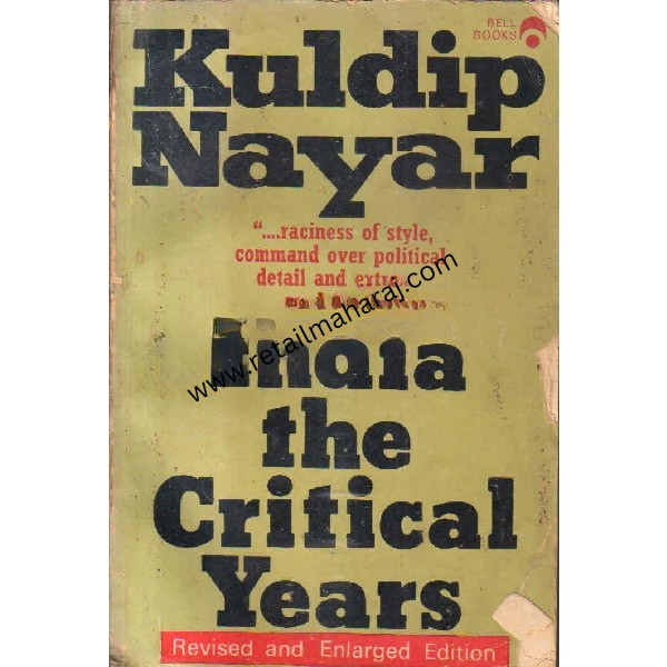 India the critical years - Retail Maharaj
