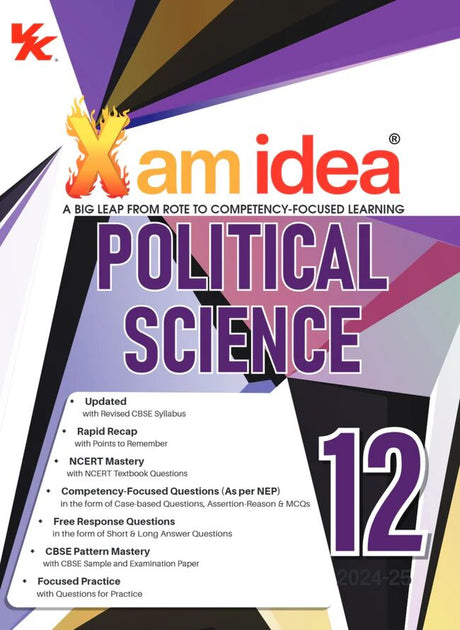 Xam idea CBSE Chapterwise Question Bank Political Science for Class 12 | 2024-25 - Retail Maharaj